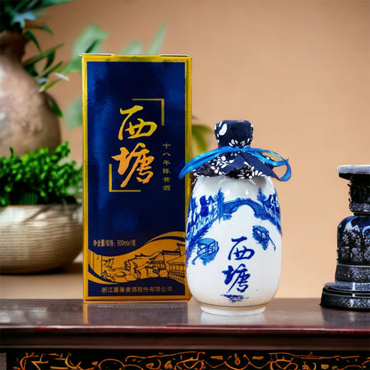 西塘 十八年陳釀黃酒 花雕酒 500ml 禮盒裝